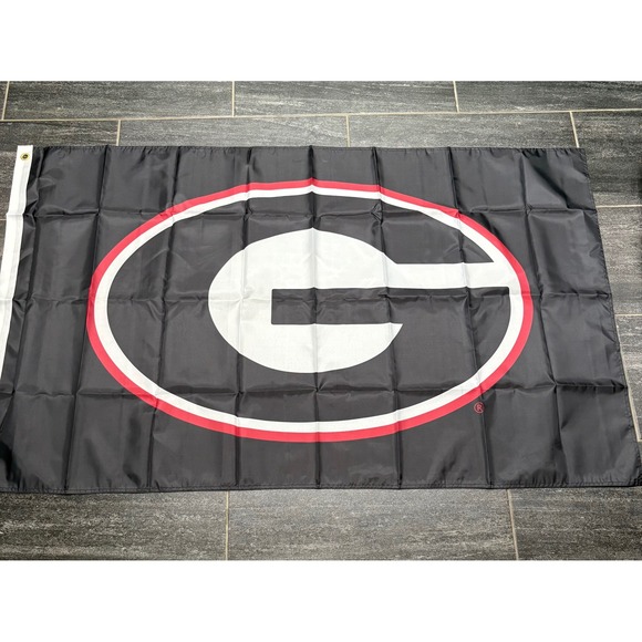 5'x3' University of Georgia Bulldogs NCAA College Team Sports Flag Banner - Picture 1 of 1